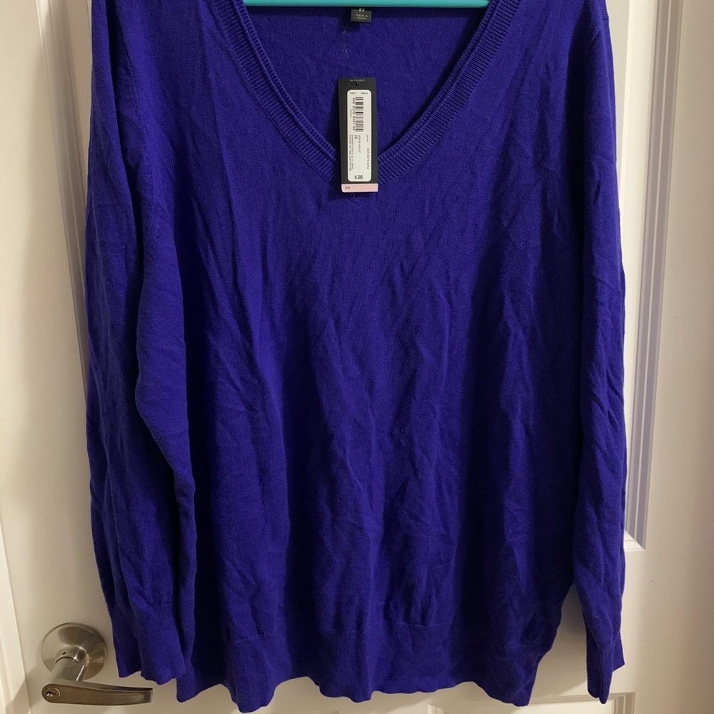 V neck sweater